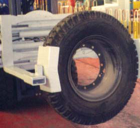 ஃபோர்க் டயர் கிளம்பில் ஸ்லிப்